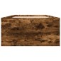 vidaXL Estructura de cama madera de ingeniería roble ahumado 90x190 cm vidaXL Estructura de cama madera de ingeniería roble ahumado 90x190 cm