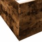 vidaXL Estructura de cama madera de ingeniería roble ahumado 90x190 cm vidaXL Estructura de cama madera de ingeniería roble ahumado 90x190 cm