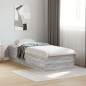 vidaXL Estructura de cama madera de ingeniería gris Sonoma 100x200 cm vidaXL Estructura de cama madera de ingeniería gris Sonoma 100x200 cm
