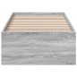vidaXL Estructura de cama madera de ingeniería gris Sonoma 100x200 cm vidaXL Estructura de cama madera de ingeniería gris Sonoma 100x200 cm