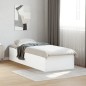 vidaXL Estructura de cama madera de ingeniería blanca 100x200 cm vidaXL Estructura de cama madera de ingeniería blanca 100x200 cm