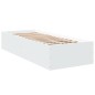 vidaXL Estructura de cama madera de ingeniería blanca 100x200 cm vidaXL Estructura de cama madera de ingeniería blanca 100x200 cm