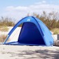 vidaXL Tienda de playa impermeable azul vidaXL Tienda de playa impermeable azul