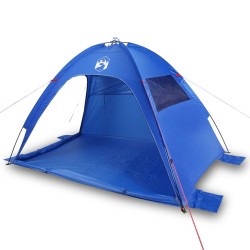 vidaXL Tienda de playa impermeable azul