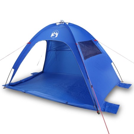 vidaXL Tienda de playa impermeable azul