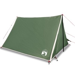 vidaXL Tienda de campaña para 2 personas impermeable verde