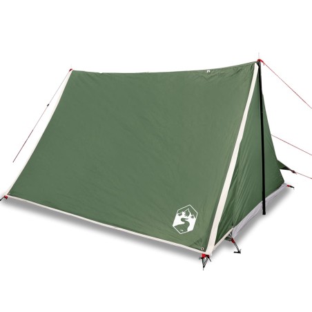 vidaXL Tienda de campaña para 2 personas impermeable verde