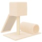 vidaXL Rascador para gatos con postes de sisal color crema 59 cm vidaXL Rascador para gatos con postes de sisal color crema 59 cm