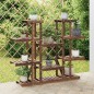 vidaXL Soporte para flores madera maciza de abeto 110x25x110,5 cm vidaXL Soporte para flores madera maciza de abeto 110x25x110,5 cm