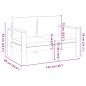 vidaXL Sofá de jardín 2 plazas con cojines madera maciza de acacia vidaXL Sofá de jardín 2 plazas con cojines madera maciza de acacia