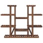 vidaXL Soporte para flores madera maciza de abeto 110x25x110,5 cm vidaXL Soporte para flores madera maciza de abeto 110x25x110,5 cm
