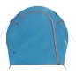 vidaXL Tienda de campaña túnel para 3 personas impermeable azul