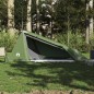 vidaXL Tienda de campaña túnel para 1 persona impermeable verde