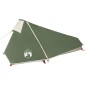 vidaXL Tienda de campaña túnel para 1 persona impermeable verde