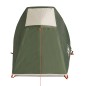 vidaXL Tienda de campaña túnel para 1 persona impermeable verde