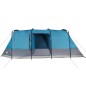 vidaXL Tienda de campaña túnel para 4 personas impermeable azul vidaXL Tienda de campaña túnel para 4 personas impermeable azul