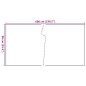 vidaXL Toldo para balcón ratán sintético marrón y negro 600x90 cm vidaXL Toldo para balcón ratán sintético marrón y negro 600x90 cm