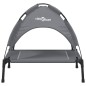 vidaXL Cama para perros con dosel antracita tela oxford y acero vidaXL Cama para perros con dosel antracita tela oxford y acero