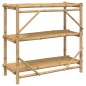vidaXL Estante de 3 niveles bambú 100x40x90 cm
