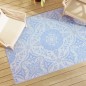 vidaXL Alfombra de exterior PP azul bebé 140x200 cm vidaXL Alfombra de exterior PP azul bebé 140x200 cm