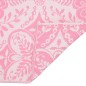 vidaXL Alfombra de exterior PP rosa 80x250 cm vidaXL Alfombra de exterior PP rosa 80x250 cm