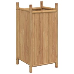 vidaXL Jardinera de bambú 40x40x80 cm
