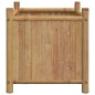 vidaXL Jardinera de bambú 40x40x40 cm vidaXL Jardinera de bambú 40x40x40 cm