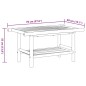vidaXL Mesa de centro de bambú 70x40x35 cm vidaXL Mesa de centro de bambú 70x40x35 cm