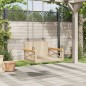 vidaXL Banco columpio de ratán sintético beige 63x62x40 cm vidaXL Banco columpio de ratán sintético beige 63x62x40 cm