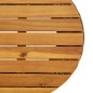 vidaXL Mesa de jardín en forma de tambor ratán sintético y madera gris vidaXL Mesa de jardín en forma de tambor ratán sintético y madera gris