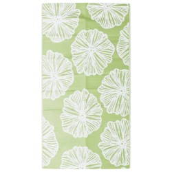 vidaXL Alfombra de exterior PP verde 80x150 cm