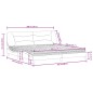 vidaXL Cama con colchón tela azul 200x200 cm vidaXL Cama con colchón tela azul 200x200 cm