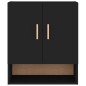 vidaXL Armario de pared madera contrachapada negro 60x31x70 cm vidaXL Armario de pared madera contrachapada negro 60x31x70 cm