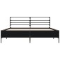 vidaXL Estructura de cama madera de ingeniería y metal negro 160x200cm vidaXL Estructura de cama madera de ingeniería y metal negro 160x200cm