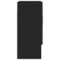 vidaXL Armario de pared madera contrachapada negro 60x31x70 cm vidaXL Armario de pared madera contrachapada negro 60x31x70 cm