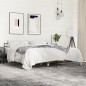 vidaXL Estructura cama madera ingeniería metal roble ahumado 180x200cm vidaXL Estructura cama madera ingeniería metal roble ahumado 180x200cm