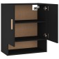 vidaXL Armario de pared madera contrachapada negro 60x31x70 cm vidaXL Armario de pared madera contrachapada negro 60x31x70 cm
