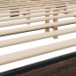 vidaXL Estructura cama madera ingeniería metal marrón roble 200x200 cm vidaXL Estructura cama madera ingeniería metal marrón roble 200x200 cm