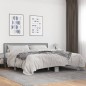 vidaXL Estructura cama madera ingeniería metal gris Sonoma 180x200 cm vidaXL Estructura cama madera ingeniería metal gris Sonoma 180x200 cm