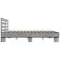 vidaXL Estructura cama madera ingeniería metal gris Sonoma 180x200 cm vidaXL Estructura cama madera ingeniería metal gris Sonoma 180x200 cm