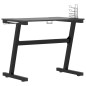 vidaXL Escritorio gaming con LED patas en forma Z negro 90x60x75 cm vidaXL Escritorio gaming con LED patas en forma Z negro 90x60x75 cm
