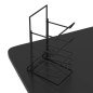vidaXL Escritorio gaming con LED patas en forma Z negro 90x60x75 cm vidaXL Escritorio gaming con LED patas en forma Z negro 90x60x75 cm