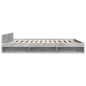 vidaXL Cama con cajones madera ingeniería gris hormigón 200x200 cm vidaXL Cama con cajones madera ingeniería gris hormigón 200x200 cm