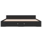 vidaXL Estructura cama con cajones madera ingeniería negra 180x200 cm vidaXL Estructura cama con cajones madera ingeniería negra 180x200 cm