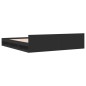 vidaXL Estructura cama con cajones madera ingeniería negra 180x200 cm vidaXL Estructura cama con cajones madera ingeniería negra 180x200 cm