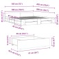 vidaXL Estructura cama con cajones madera ingeniería negra 180x200 cm vidaXL Estructura cama con cajones madera ingeniería negra 180x200 cm
