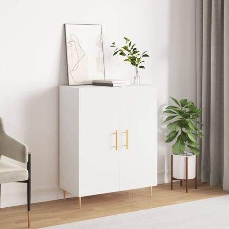 vidaXL Aparador de madera de ingeniería blanco 69,5x34x90 cm