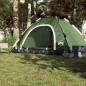 vidaXL Tienda de campaña 5 personas apertura rápida verde