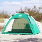 vidaXL Tienda de playa 2 personas impermeable apertura rápida verde vidaXL Tienda de playa 2 personas impermeable apertura rápida verde