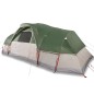 vidaXL Tienda de campaña familiar iglú 11 personas impermeable verde